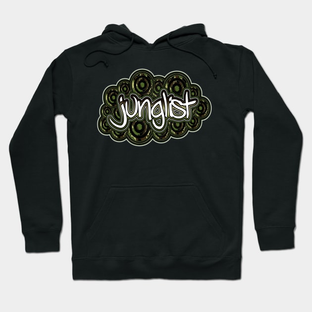 Junglist-Multi-CamoTarget Hoodie by AutotelicArt